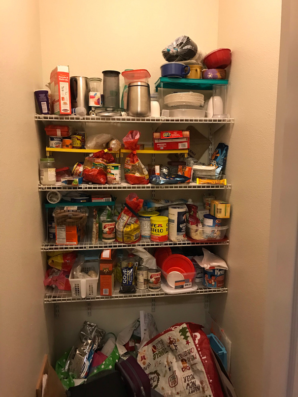 Pantry in a U.S. house